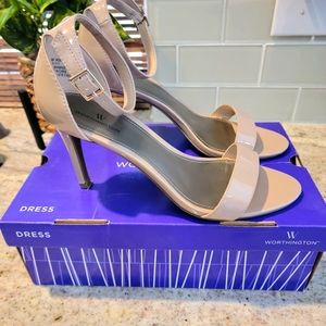 Women's Nude Strappy Heels